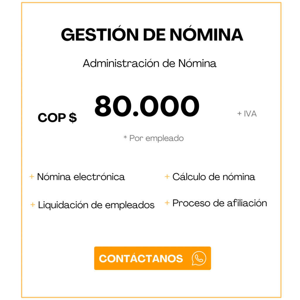 Plan de Gestión de Nómina Contared Colombia 2026